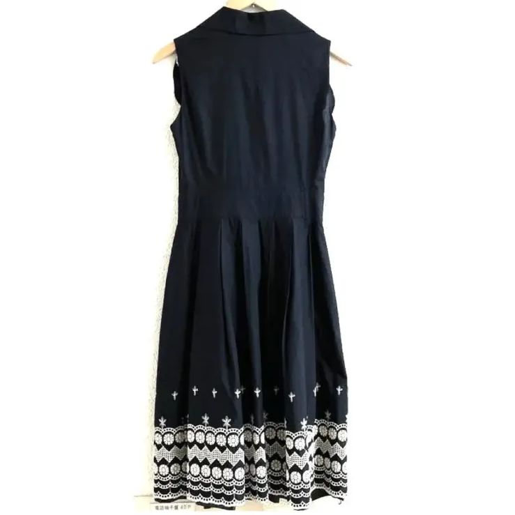 M'S GRACY 黒 ノースリーブ ふんわりスカートワンピース 38 M'S GRACY 黒 ノースリーブ ふんわりスカートワンピース 38 M'S