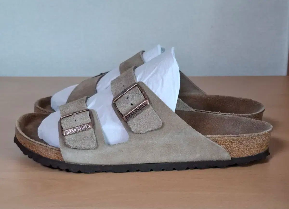 BIRKENSTOCK ビルケンシュトック ‎アリゾナ トープ スエード スリッパ 43 280