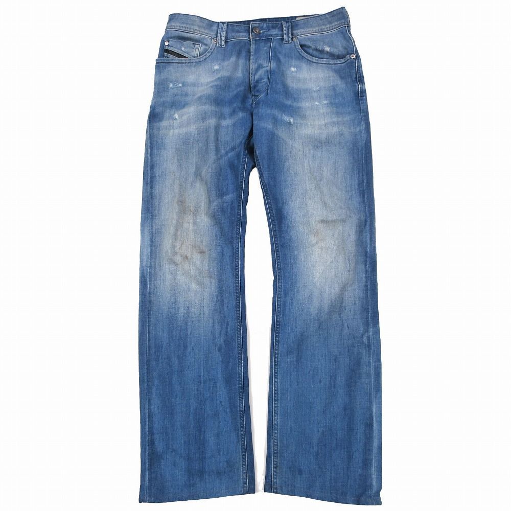 DIESEL ディーゼル LARKEE ストレート デニムパンツ メンズ w34 DIESEL 古着 ディーゼル LARKEE ストレートデニムパンツ メンズ