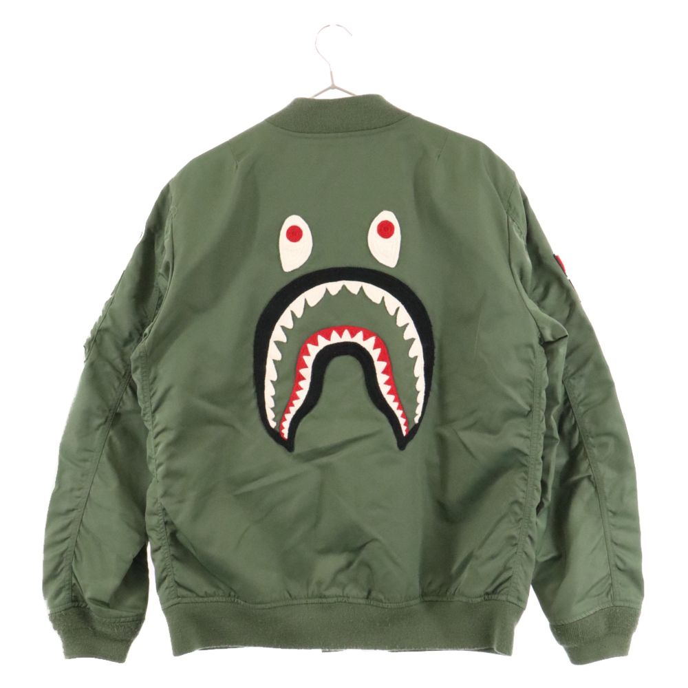 A BATHING APE (アベイシングエイプ) SHARK MA-1 Bomber Jaket