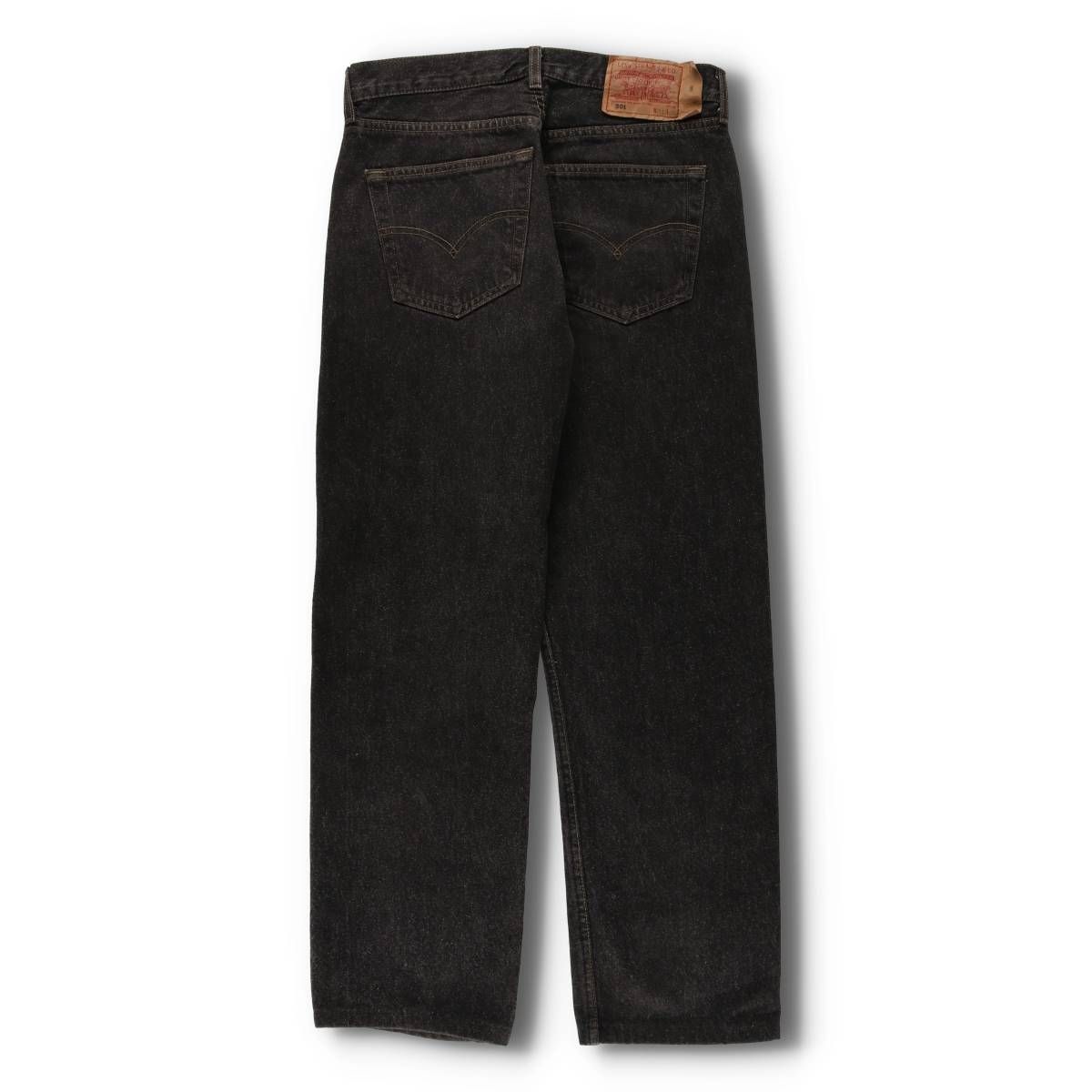 古着 90年代 リーバイス Levi s 501-0159 先染め ブラックデニム ストレートデニムパンツ メンズw30相当 ヴィンテージ evb031015