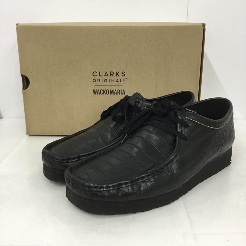 Clarks クラークス カジュアルシューズ WACKO MARIA CROCODILE EMBOSSED LEATHER WALLABEE UK9.5 箱有