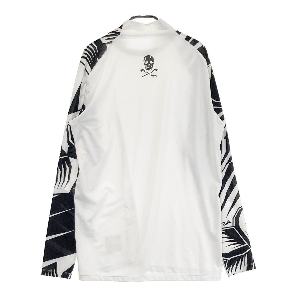 MARK&LONA マークアンドロナ モックネックシャツ ホワイト サイズ50