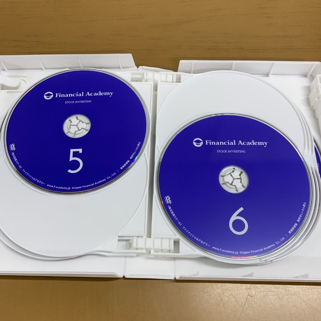 ファイナンシャルアカデミー　株式投資スクール教材　DVDのみ ファイナンシャルアカデミー 株式投資の学校 テキスト＆DVD