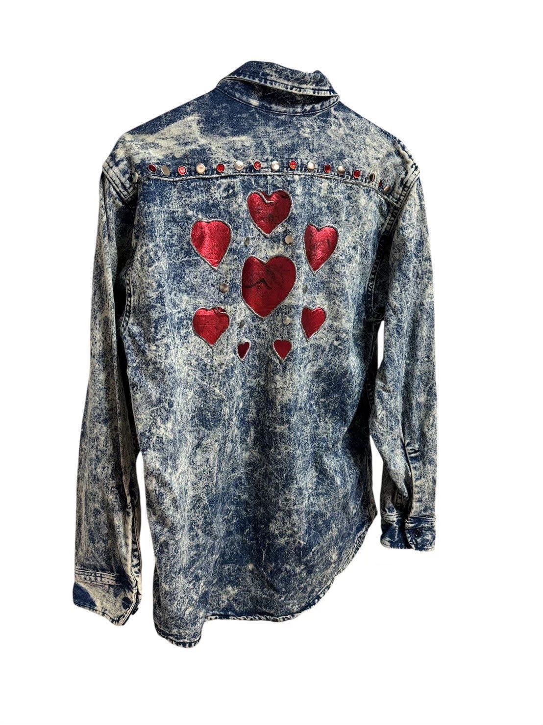 デニムシャツ ハート
