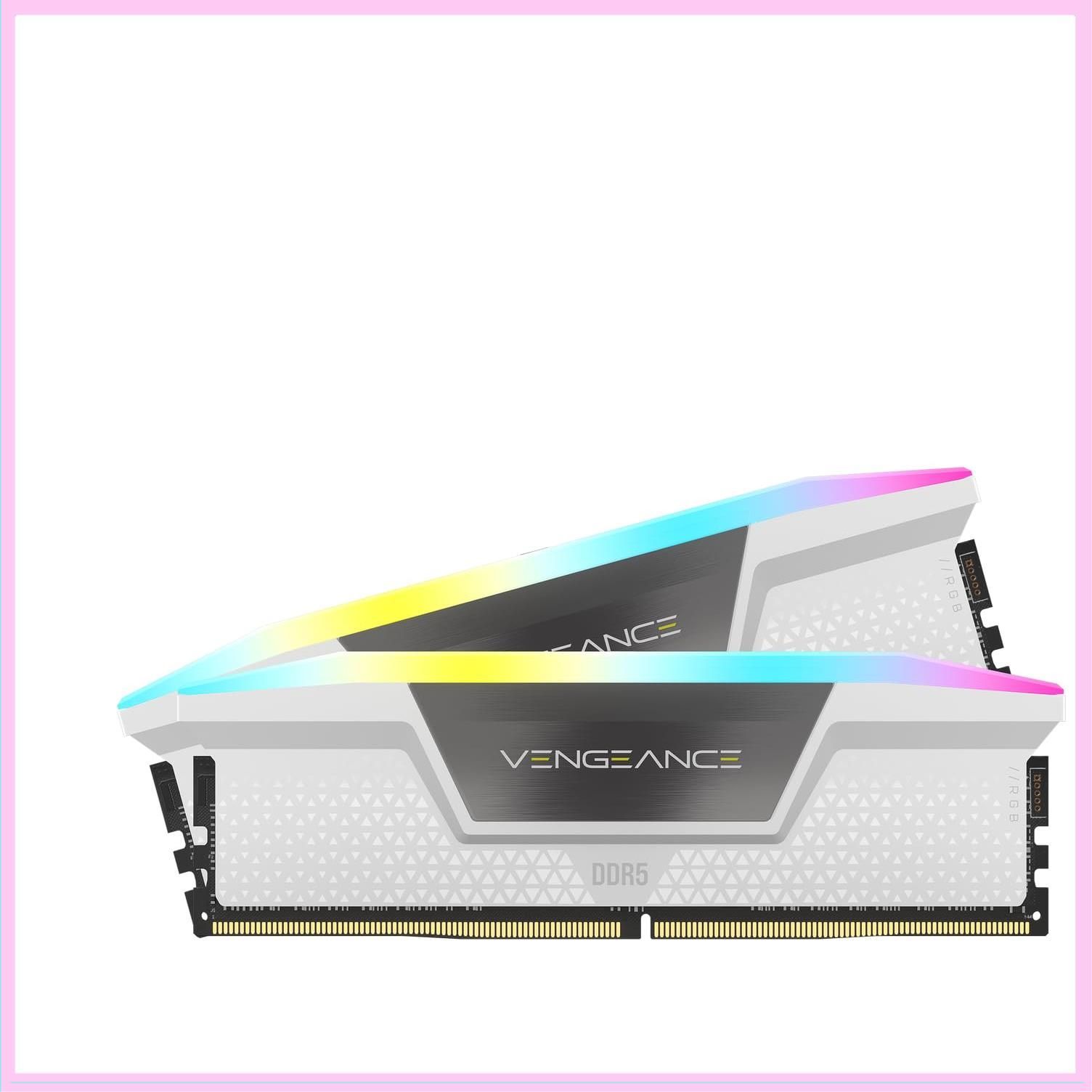 CORSAIR DDR5-6400MHz デスクトップPC用メモリ VENGEANCE RGB DDR5