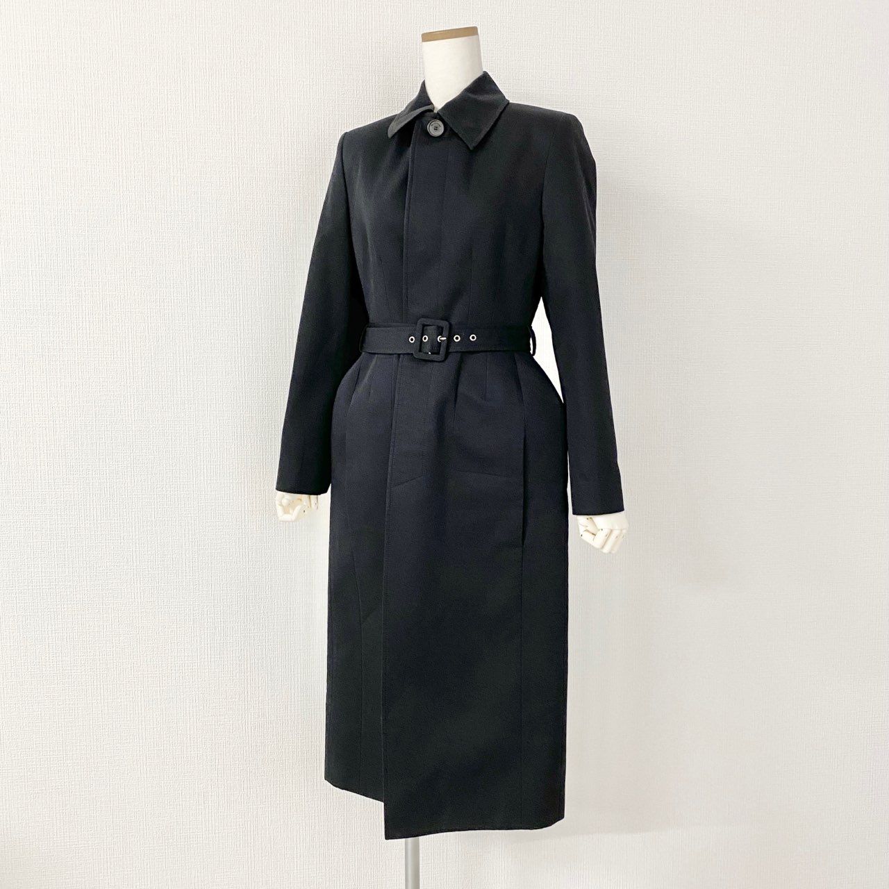 6L2《美品》イタリア製 BALENCIAGA バレンシアガ ステンカラーコート 