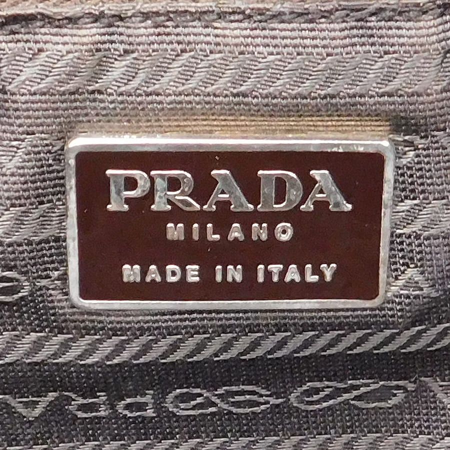 ★値引き交渉大歓迎!!【中古】プラダ トートバッグ ショルダー グリーン系 ナイロン ポコノ 肩掛け PRADA