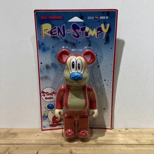 MEDICOM TOY BE@RBRICK REN and STiMPY 400% メディコムトイ