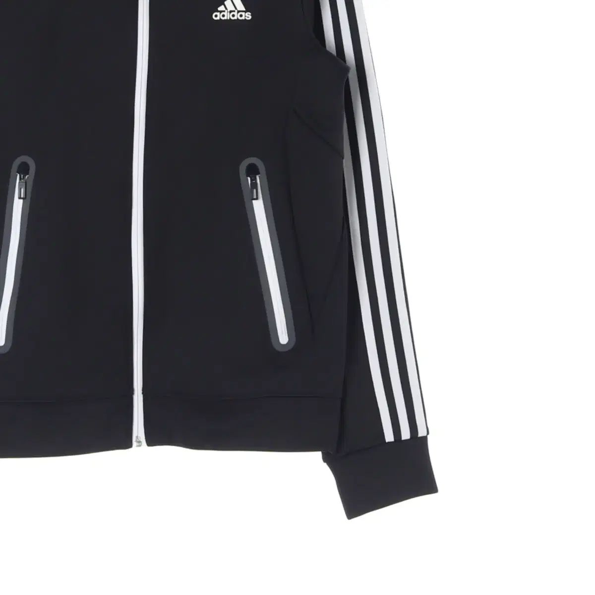 M adidas(アディダス) 3本線 ハイネック ジャージ ジップアップ