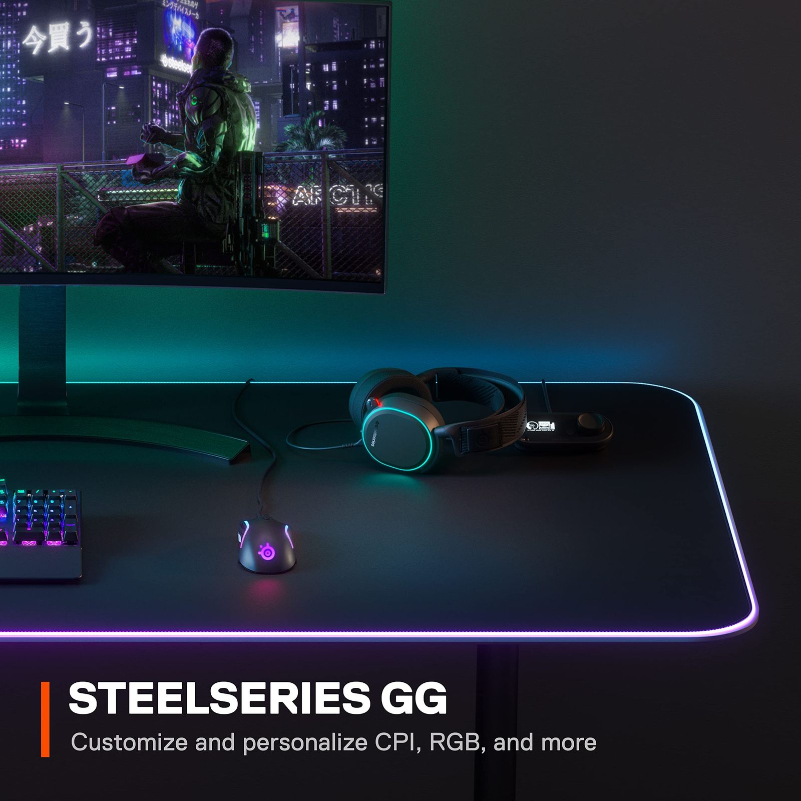 SteelSeries Rival 5 ゲーム用マウス PrismSync RGB照明と9つの