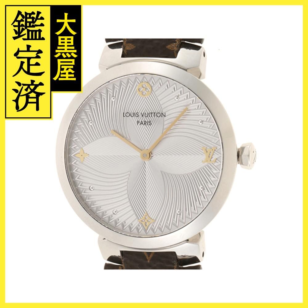 LOUIS VUITTON Tambour Slim QA015 Metallic Flower Ladies Quartz [200]