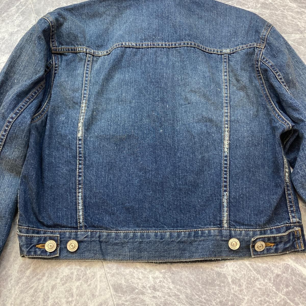 balenciaga バレンシアガ ダメージ加工 デニムジャケット Gジャン 2777100000005465-1w.jpg