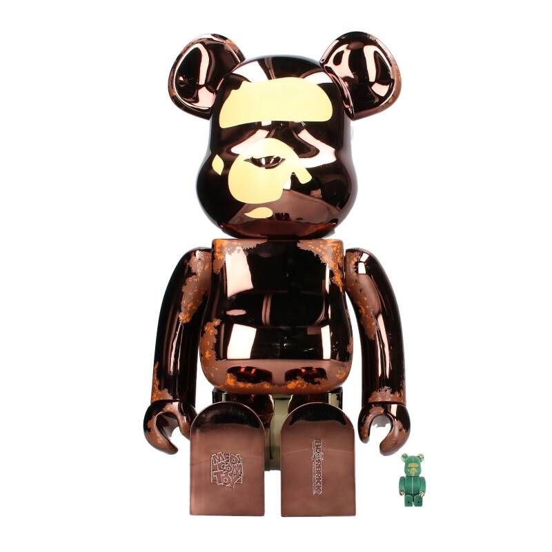 ベアブリック BE@RBRICK A BATHING APE(R) × READYMADE(R) 100% & 1000 