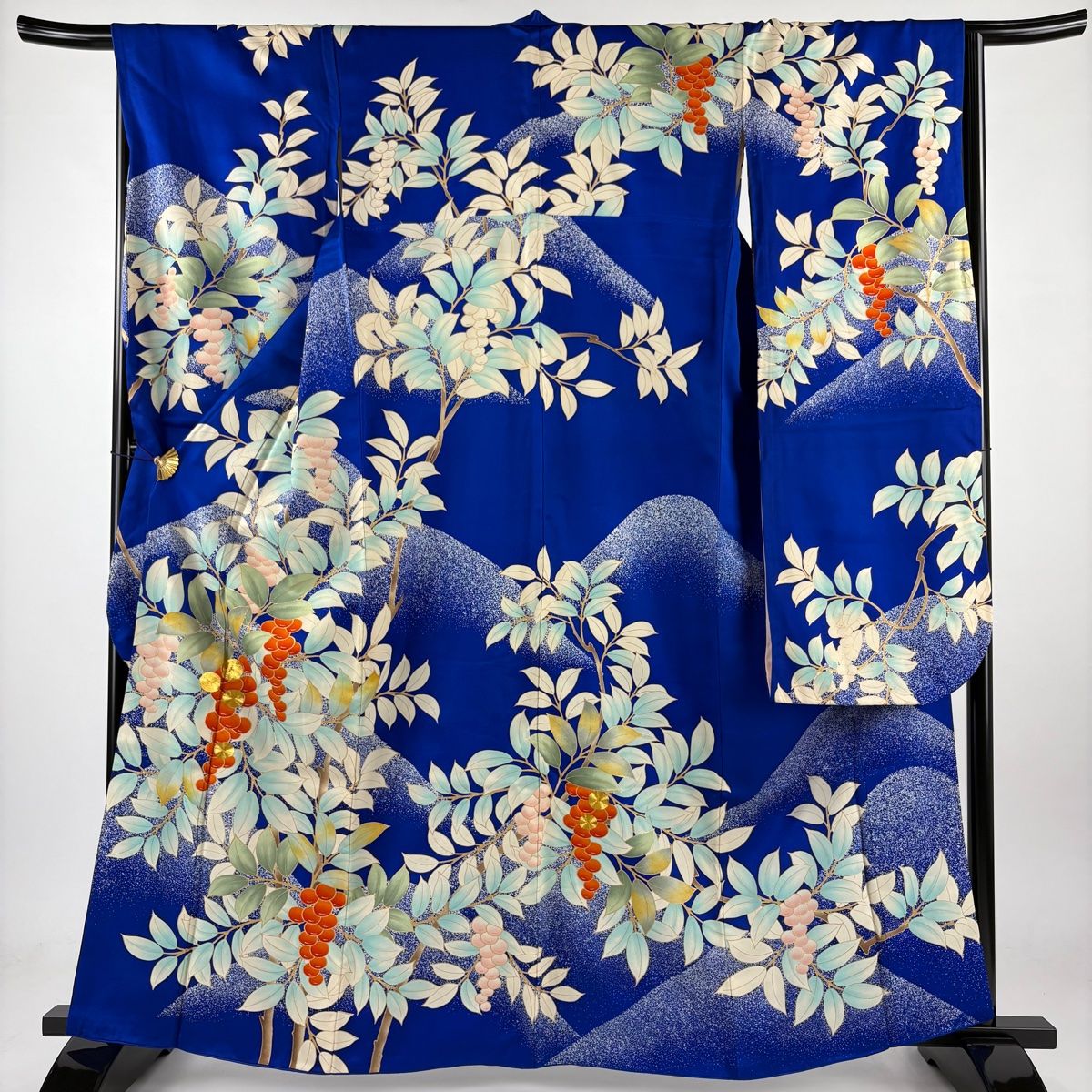 未使用近い　美品　袷　正絹　振袖フルセット　身丈162 裄64 袖丈96 未使用近い 美品 正絹 袷 訪問着 フルセット やまと 身丈162 裄