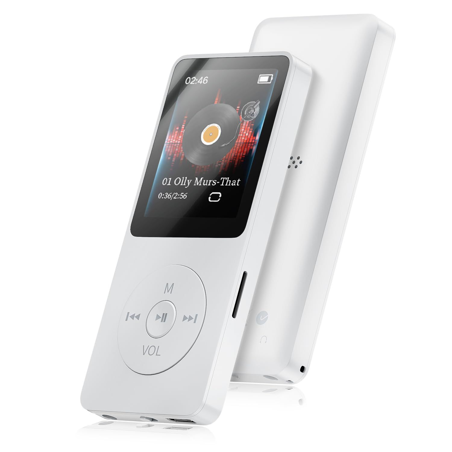 人気商品 音楽特化機種 MP3プレーヤー Bluetooth5.2 有線 無線 音楽プレイヤー 32GB付属 128GBまで拡張 6種イコライザー設定 Sdove HIFI音質 内蔵スピーカー 音量調節 小型 軽量 日本語取説