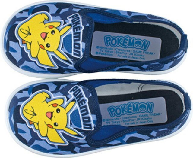 ASAHI アサヒシューズ ポケモンP108BL 16cm KC35482 | アサヒ健康くん シューズ 靴 ベビー キッズ 子供 ジュニア ポケモン キャラクター ポケットモンスター ピカチュウ スリッポンシューズ 上履き 