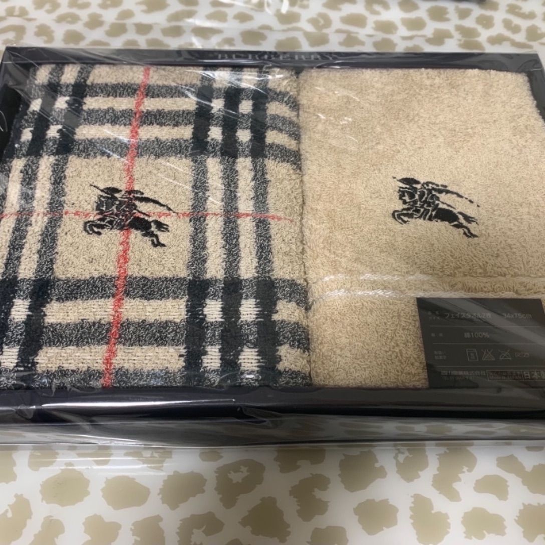 買い人気【新品未使用】BURBERRY バーバリー　タオルケット 2枚セット その他