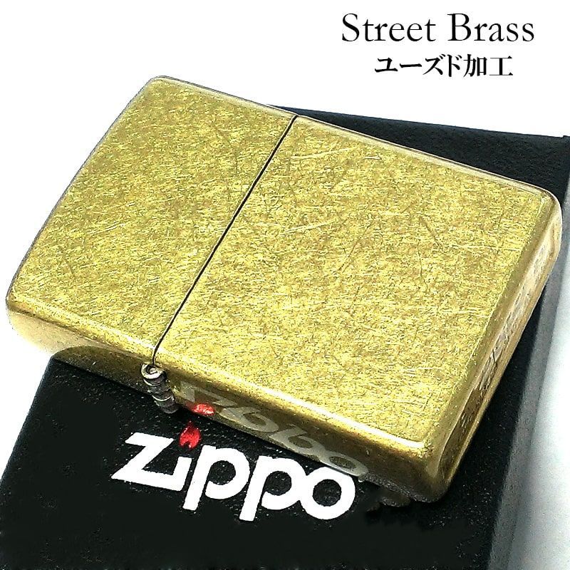 ZIPPO ライター スタンダード ジッポ ユーズド加工 シンプル