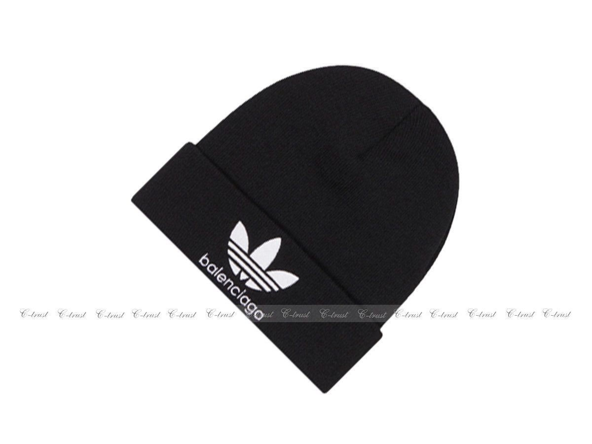 未使用　バレンシアガ ビーニー　アディダスコラボ BALENCIAGA × ADIDAS バレンシアガ アディダス コラボ ニット帽