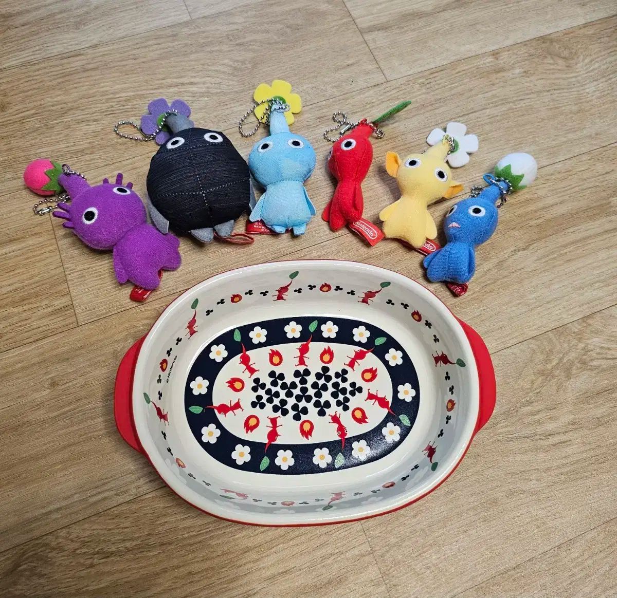 ピクミン ミニー キーホルダー 6 種 グラタン プレート セット