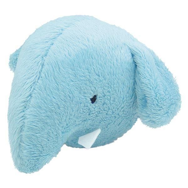 （まとめ）まんまるズーズー ゾウ〔×5セット〕 (犬用玩具)