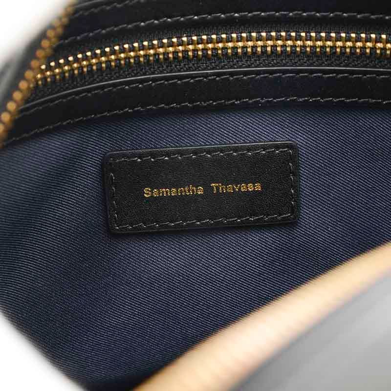 サマンサタバサ ポムディスポワール 型押しボストン 2Wayバッグ レザー  