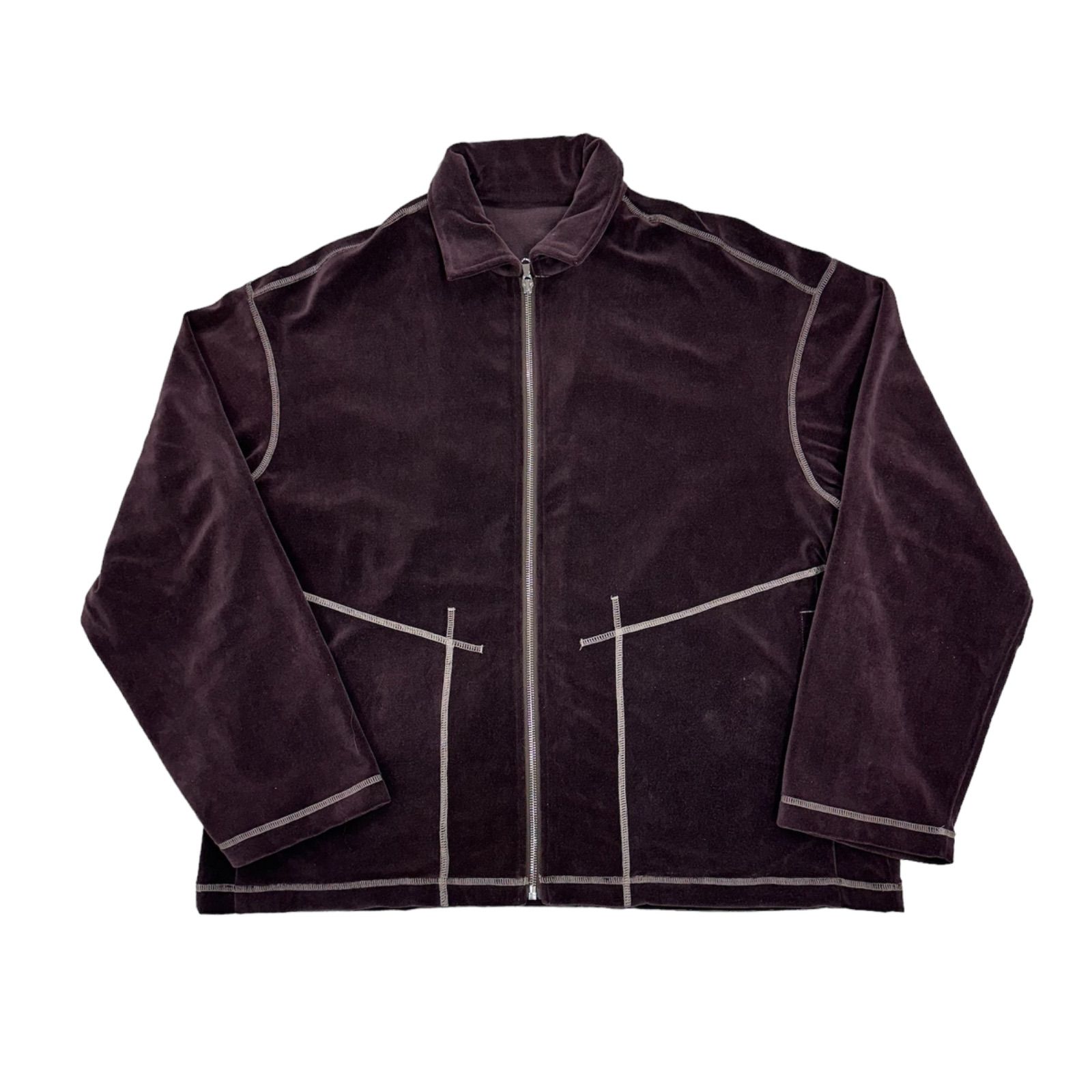 専用　ATTACHMENT ベロア 3Bジャケット L アタッチメント ベロアジャケット 専用 ATTACHMENT ベロア 3B