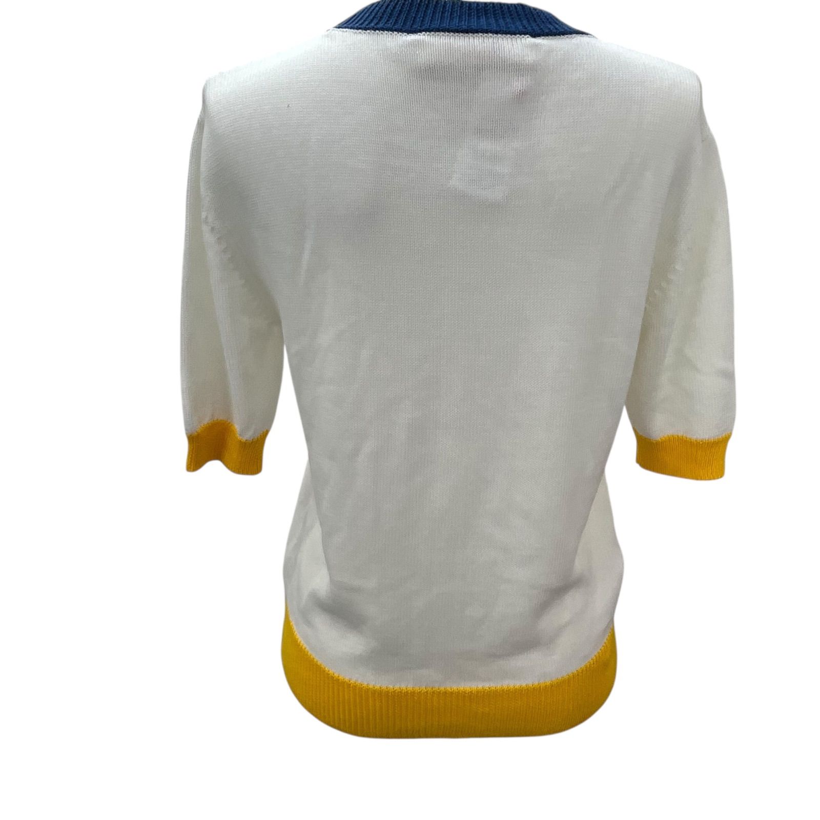 □美品 マルニ MARNI 花柄 サマーニット コットン トップス 38