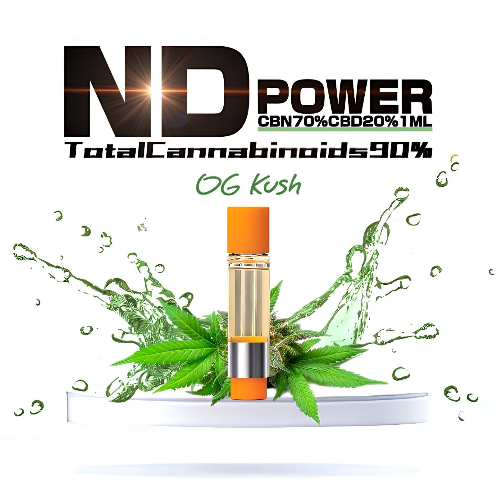 CBN 70% CBD 20% 1ml レセプターテルペン CB1配合 OG KUSH