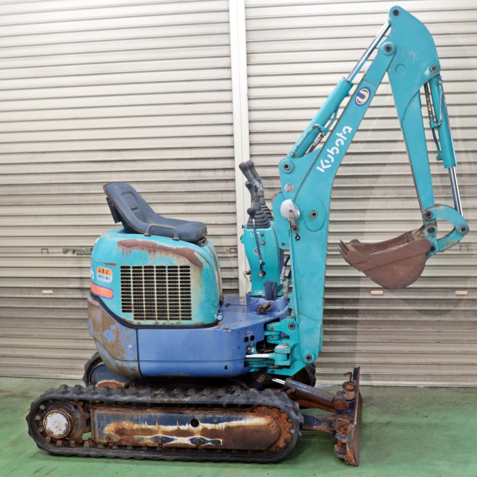 新潟発 クボタ バックホー U-10 1tクラス 可変脚 実働 中古 ミニ