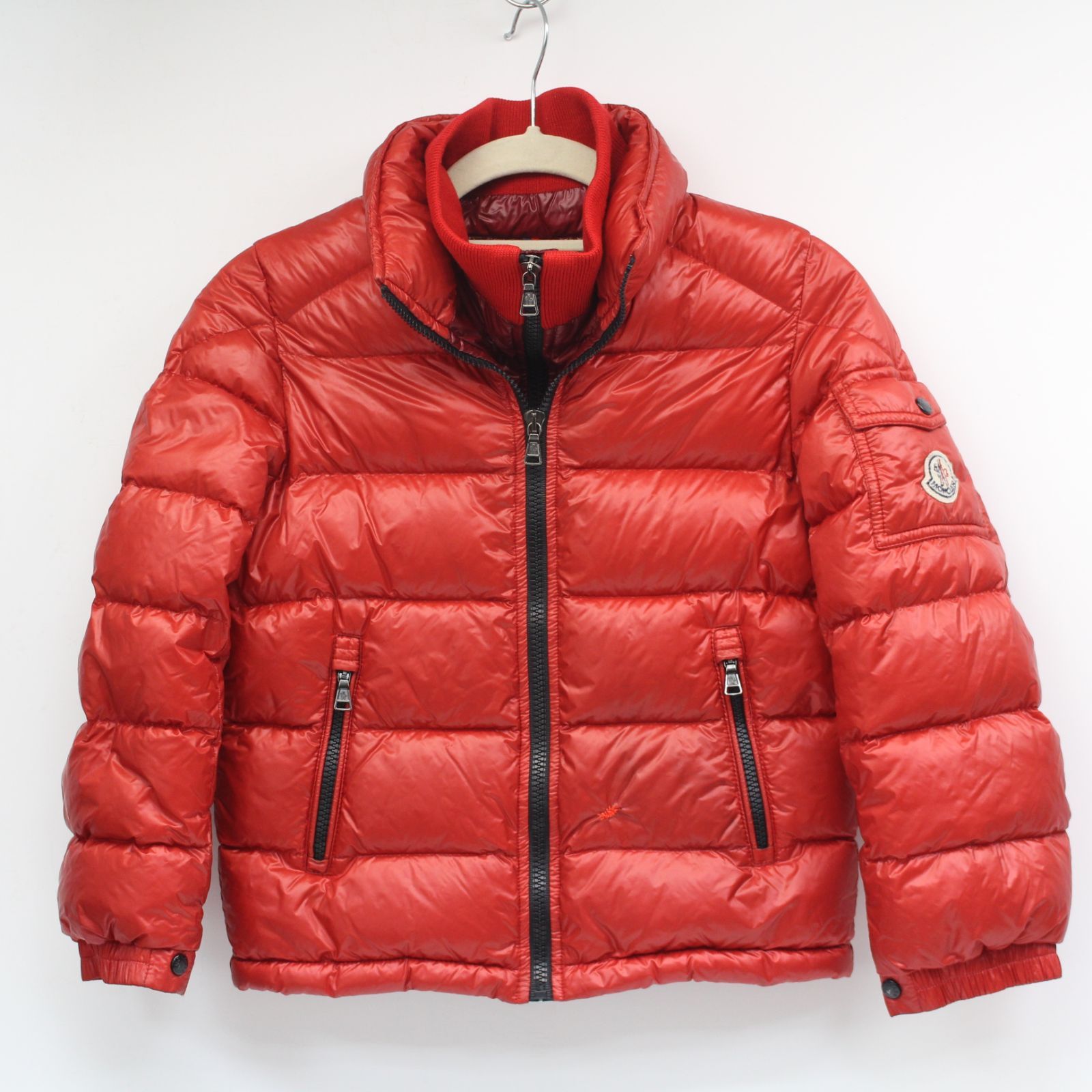 モンクレール MONCLER ダウンジャケット 赤 キッズ モンクレール キッズ ダウンジャケット - メルカリ