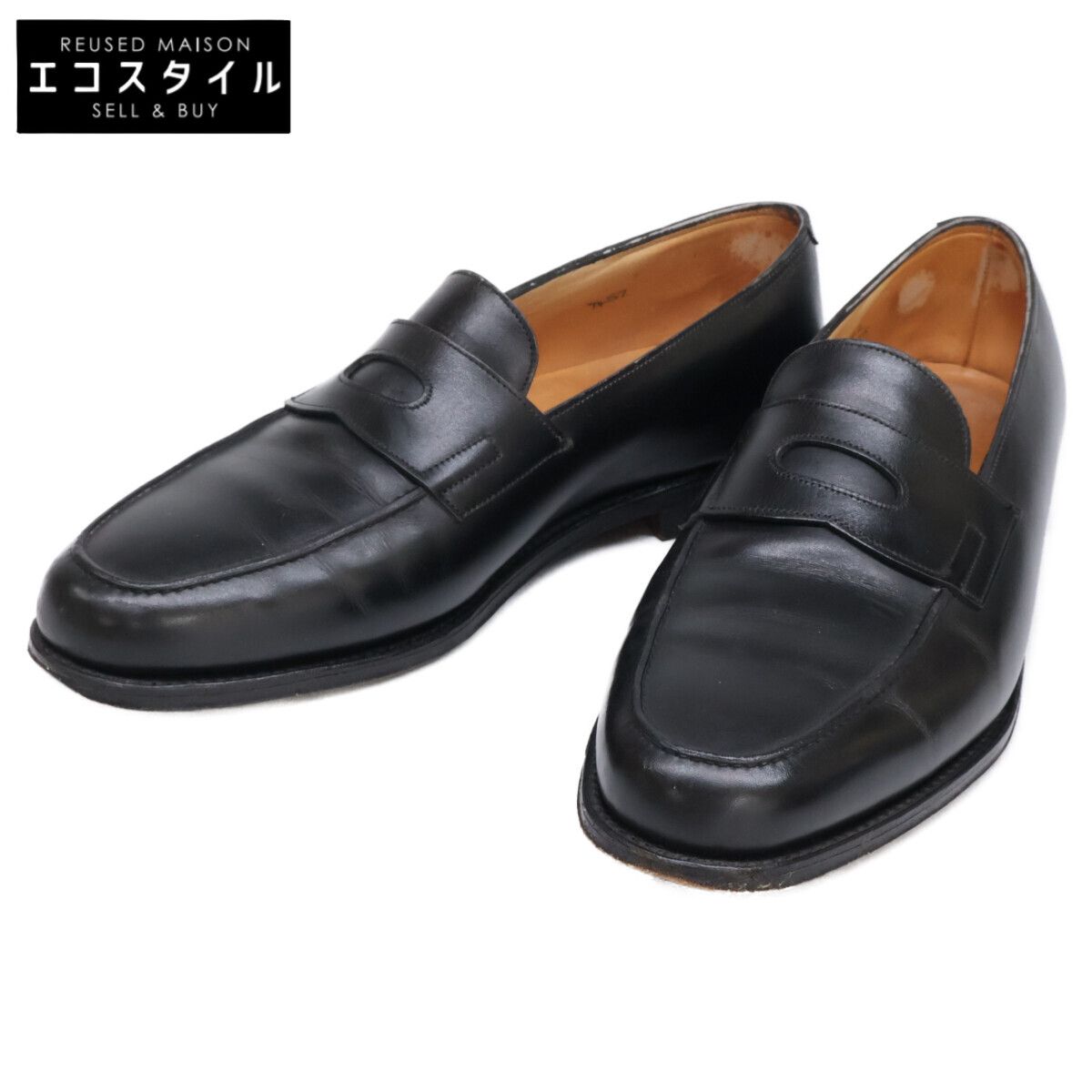 JOHN LOBB ジョンロブ LOPEZ ロペス 4395ラスト コイン ローファー 7E