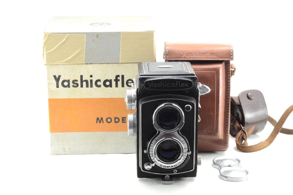 【実用品】Yashicaflex MODEL C / Yashicor 80mm F3.5 / 箱・キャップ付