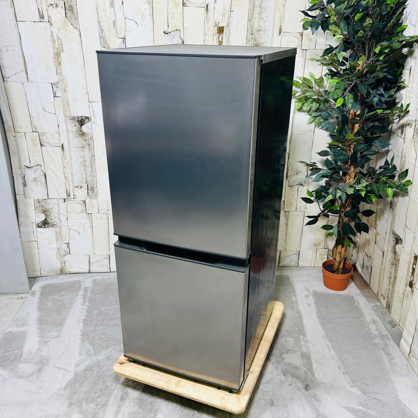 2023年製】AQUA アクア オンライン AQR-14N(S) ノンフロン冷凍冷蔵庫