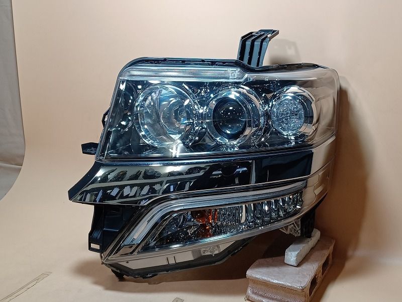 コーティング済 N-BOX JF2 左ヘッドランプ ヘッドライト カスタムG ターボLパッケージ 4WD コイト 100-62221 33151-TY0-901 NH850