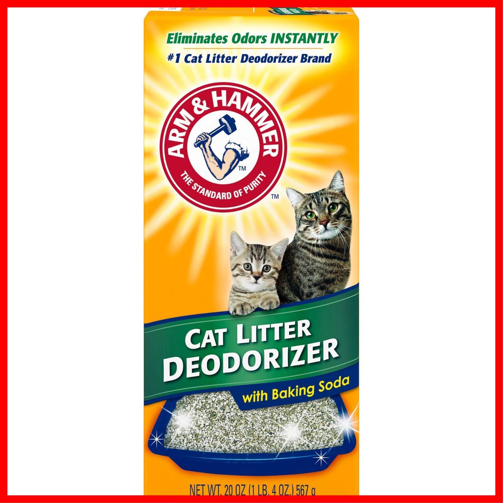 数量 キャット アーム ハンマー リッター oz 567 g 20 Soda Baking with Deodorizer デオドライザー ベーキングソーダ入り Litter Cat Hammer Arm