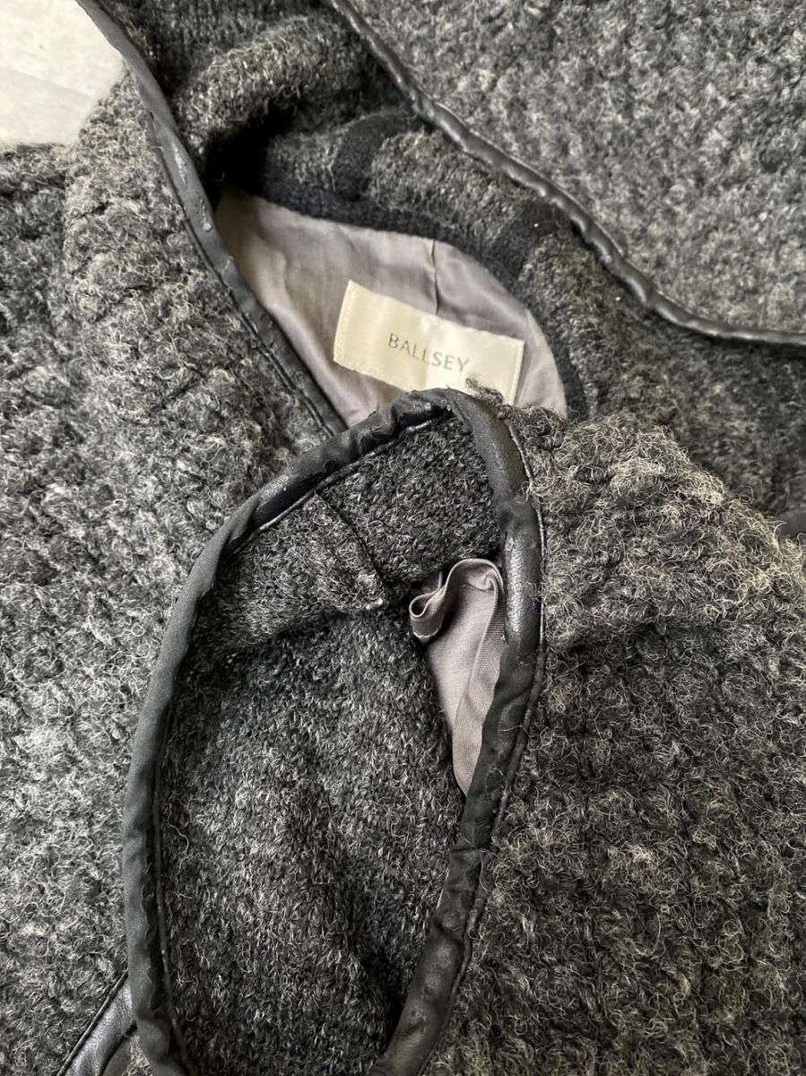 TOMORROWLAND フード付きグレーコート トゥモローランド ✨フード付き