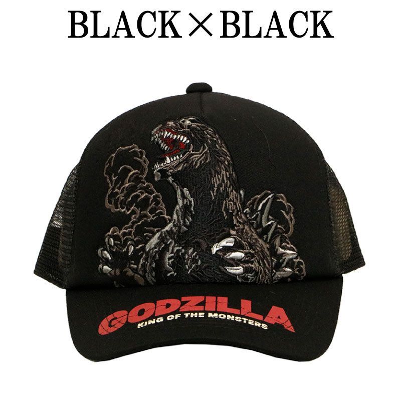 ゴルフィッカーズジョーンズコラボキャップ ゴジラ 刺繍 メッシュキャップ （ GZL-2506 ） 定形外郵便 CAP