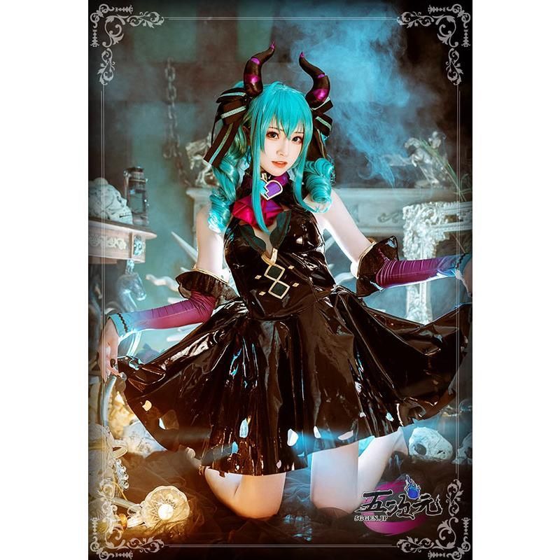 新発売 火花 ボーカロイド コスプレ 初音ミク 小悪魔 衣装 尻尾