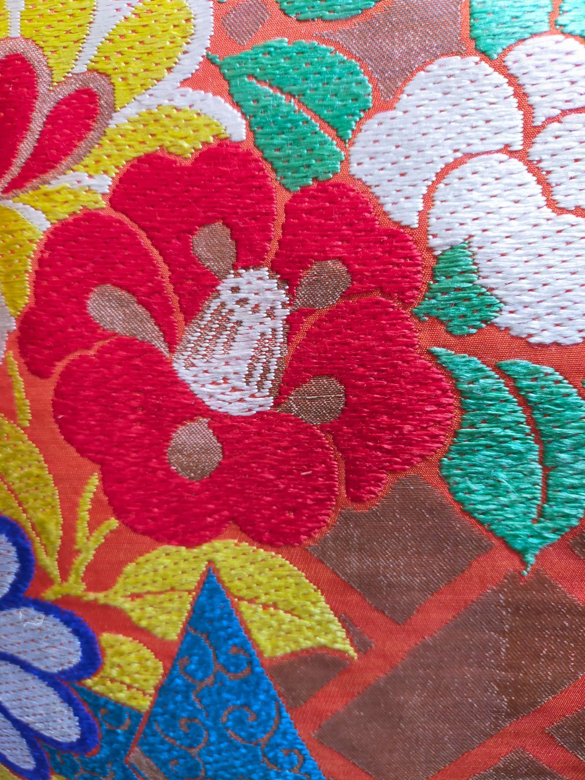 椿 着物 名古屋帯 アンティーク着物セット - メルカリ