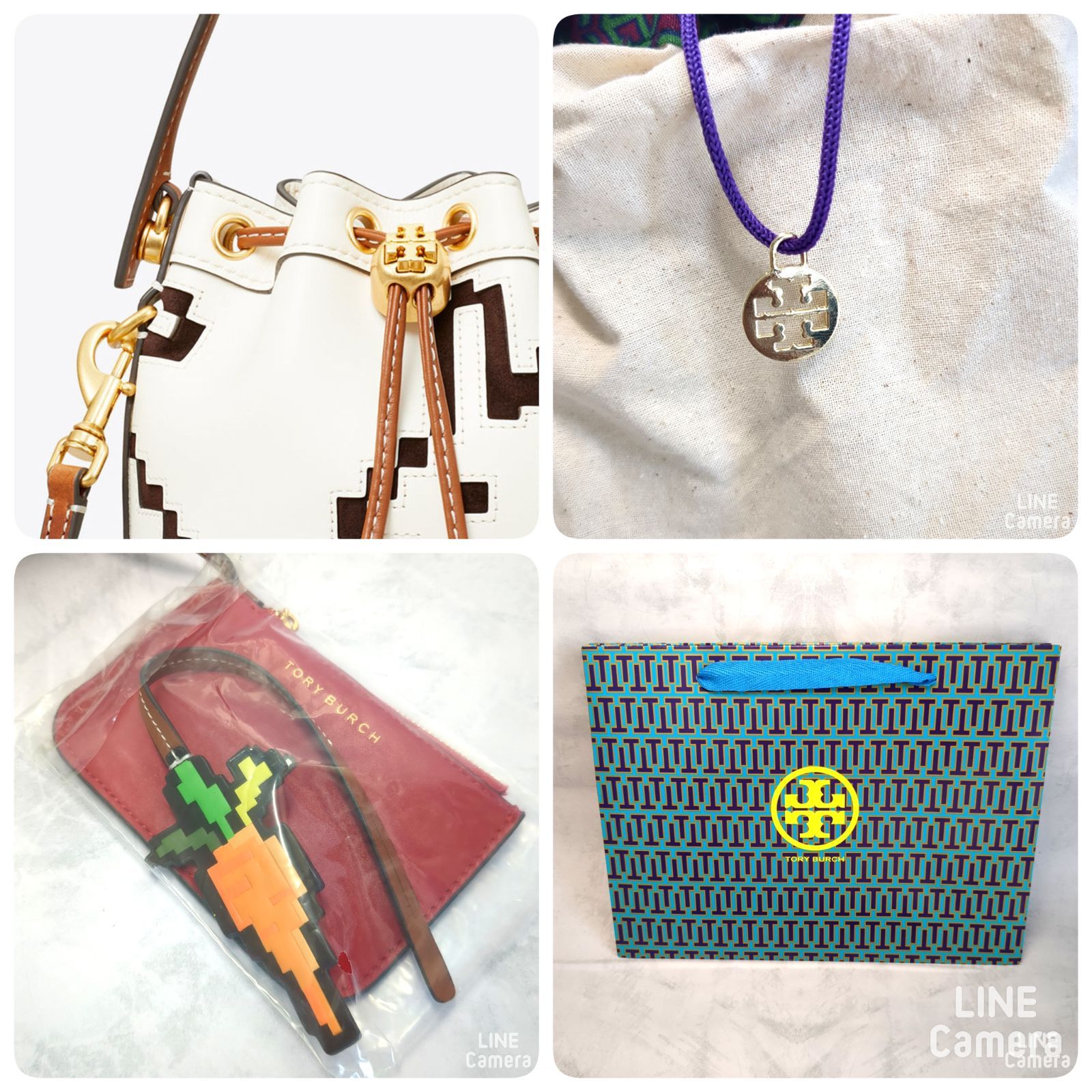 トリーバーチ Tory Burch ピクセル ラビット ウサギ うさぎ バケット 