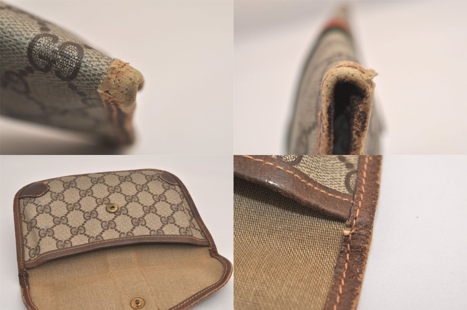 GUCCI グッチ ヴィンテージ ウェブ シェリーライン ポーチ GUCCI グッチ シェリーラインオールドグッチ ポーチ 紺 010 378