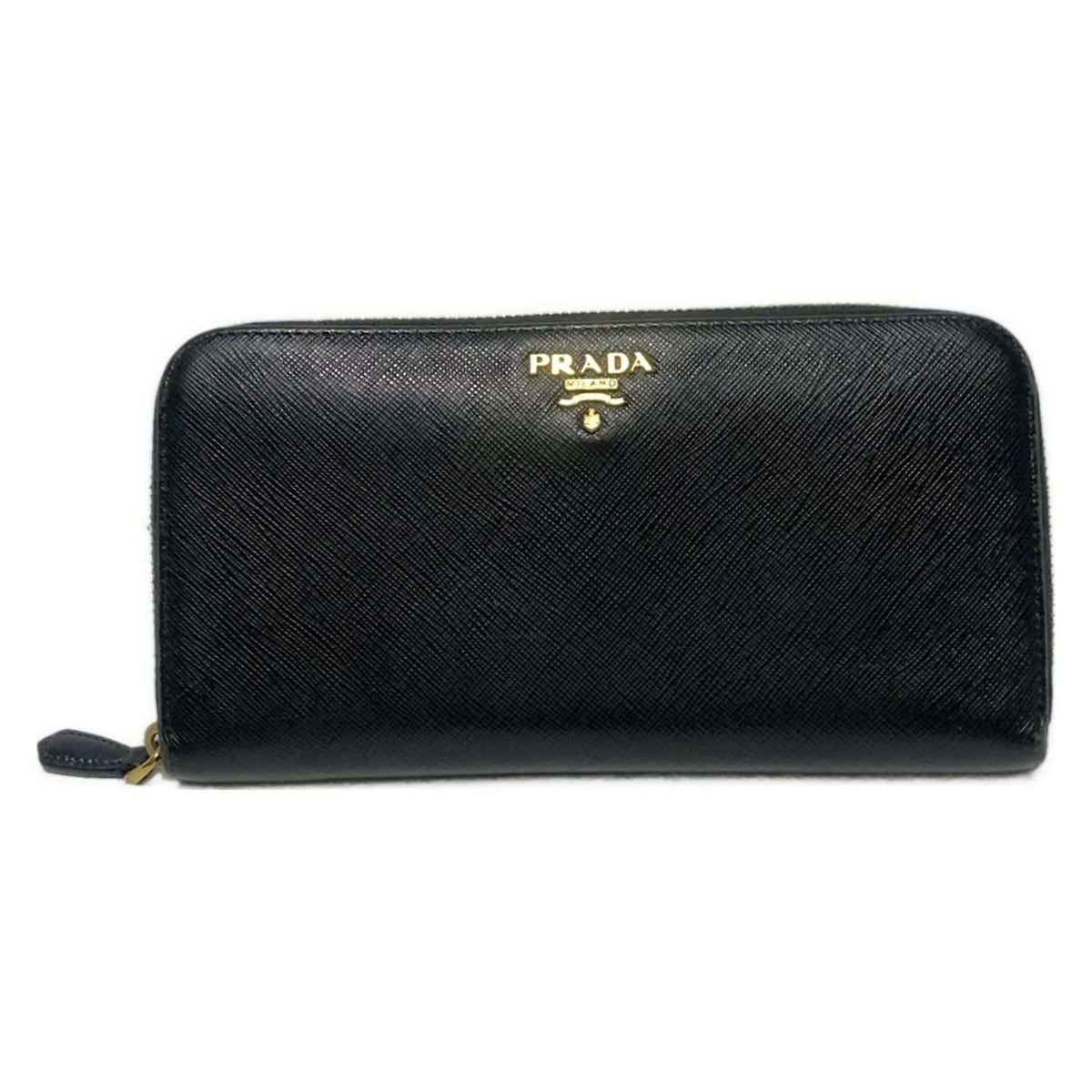 正規品❤️極美品⭐️プラダ長財布 PRADA 男女　ラウンドファスナー　財布　黒 2025年最新】PRADA ラウンドファスナーの人気アイテム - メルカリ