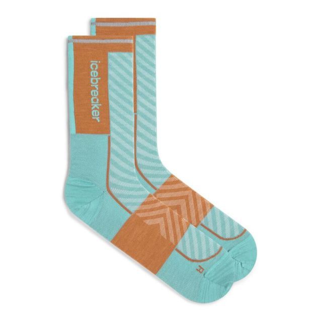 アイスブレーカー メンズ 靴下 アンダーウェア Merino Run Ultralight Crew Sock - Men s Hydro Trail