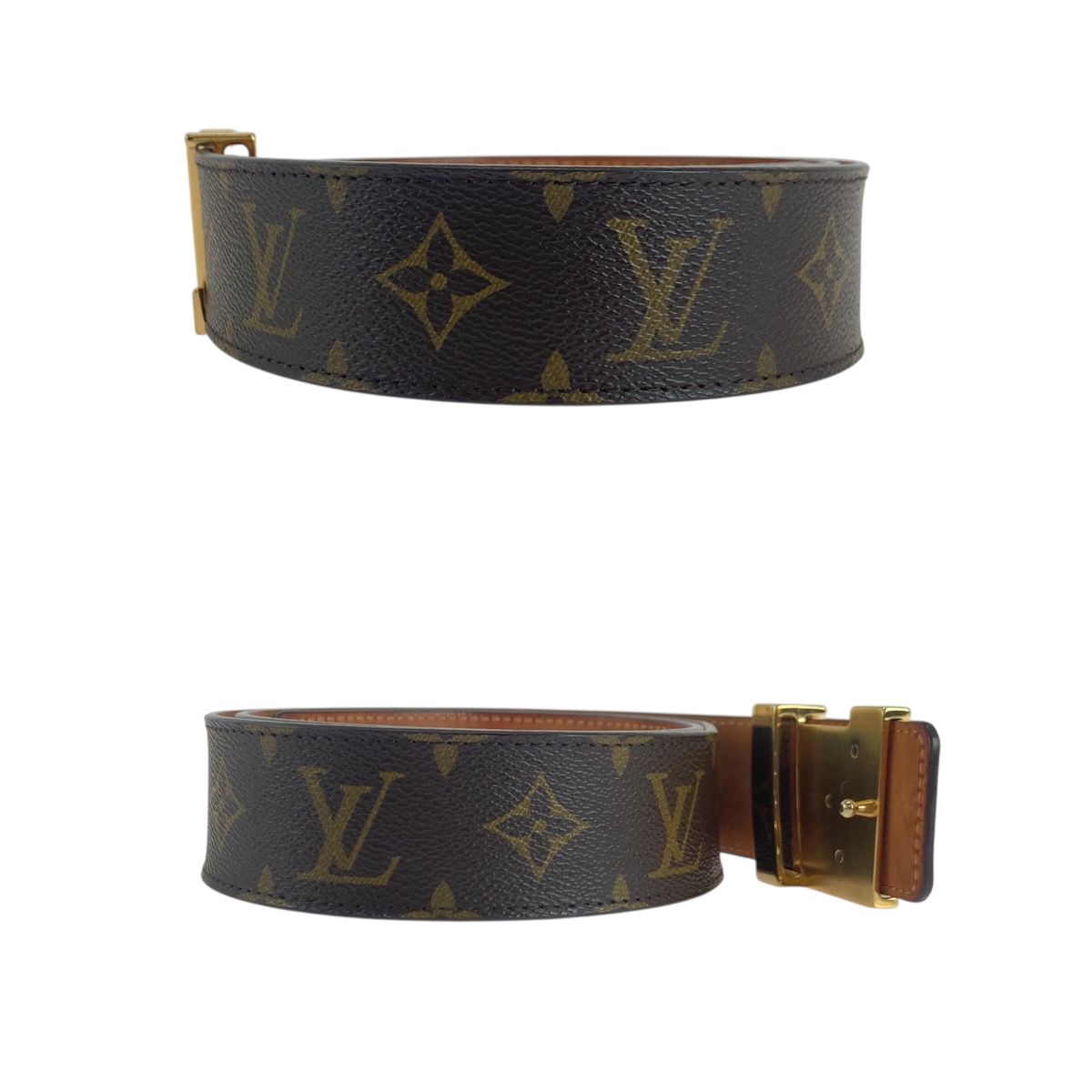 Louis Vuitton モノグラム ベルト サンチュール　M9608 LOUIS VUITTON ルイヴィトン サンチュール・イニシアル ベルト
