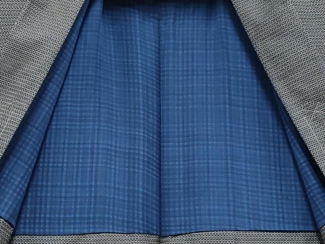 平和屋着物□極上 男性 本場大島紬 アンサンブル 100亀甲 総詰め 逸品