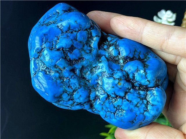 約：320g 超綺麗ターコイズ（トルコ石）原石B87J3/30J13B - メルカリ