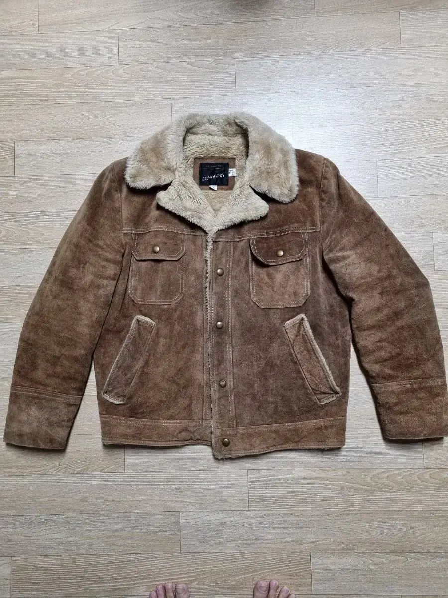 JCPENNEY ヌバックトラッカージャケット 40 （ 100 ）