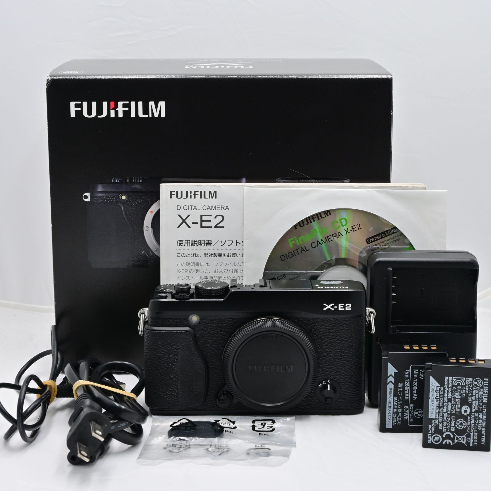 送料無料 美品 FUJIFILM 富士フイルム X-E4 ボディ X-E4 ブラック X-E4 ...